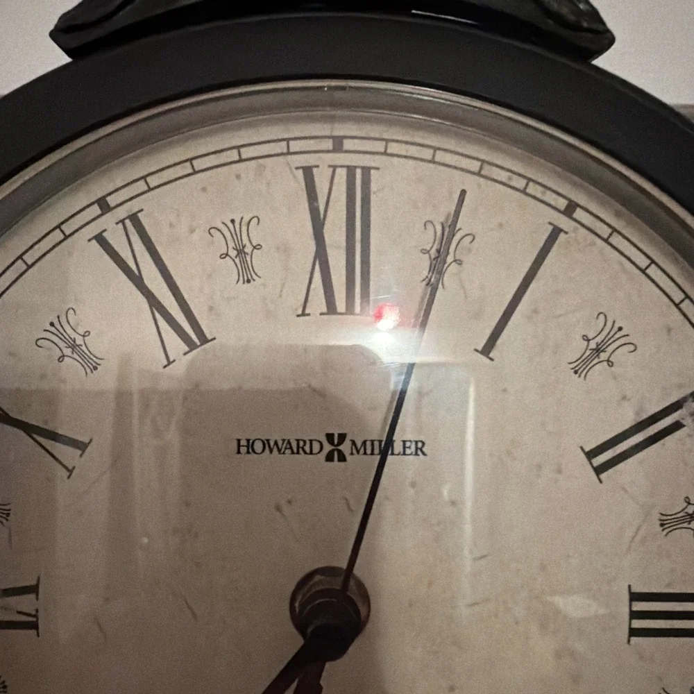 HOWARD MILLER PAULINA WROUGHT IRON WALL CLOCK 994